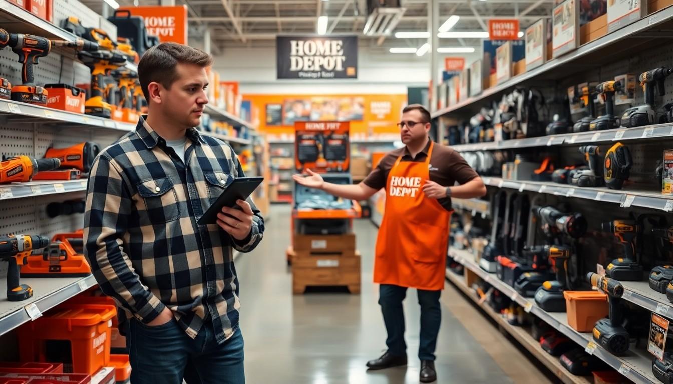 home depot return policy power tools